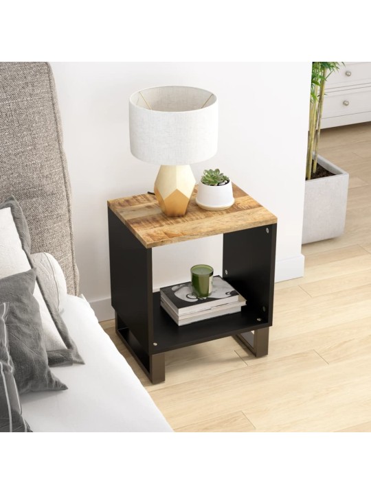 Konferenční stolek 40 x 31 x 46 cm masivní mangovník a kompozit
