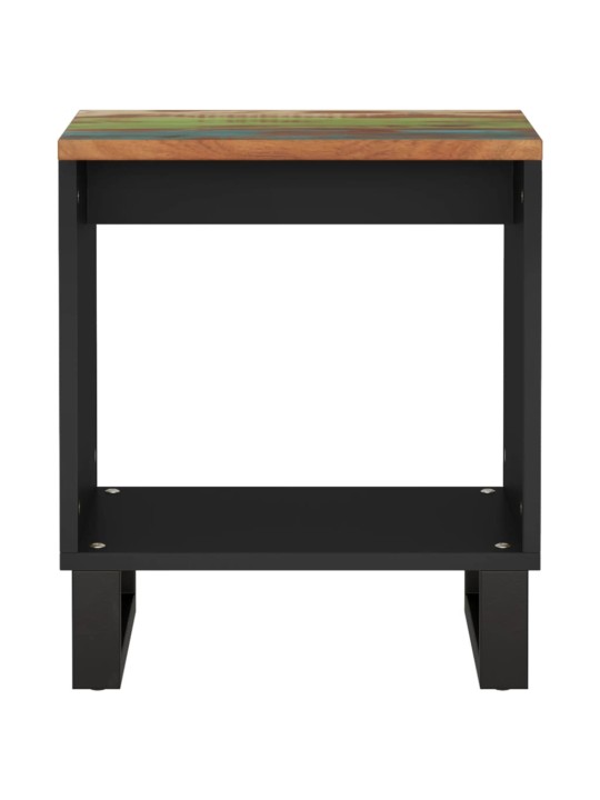 Konferenční stolek 40 x 31 x 46 cm recyklované dřevo a kompozit