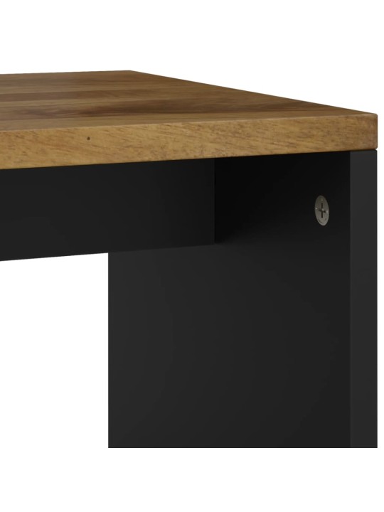 Konferenční stolek 40 x 31 x 46 cm masivní mangovník a kompozit