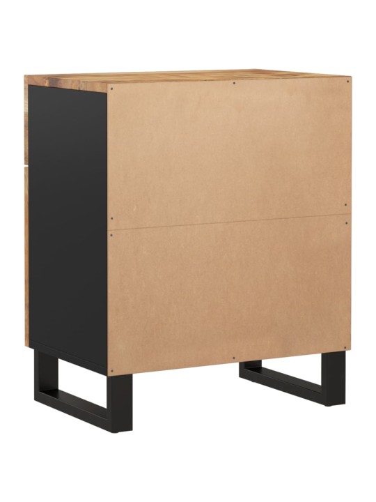 Noční stolek 50x33x60 cm masivní mangovník a kompozitní dřevo