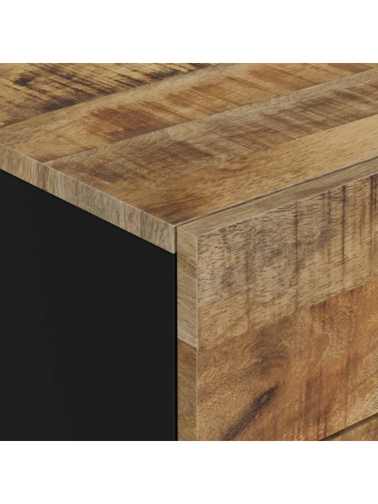 Noční stolek 50x33x60 cm masivní mangovník a kompozitní dřevo