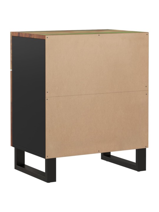 Noční stolek 50x33x60 cm masivní recyklované a kompozitní dřevo