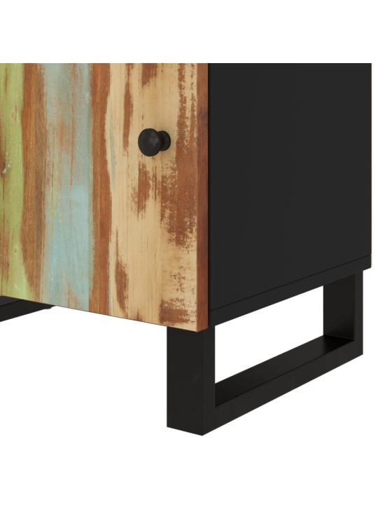 Noční stolek 50x33x60 cm masivní recyklované a kompozitní dřevo