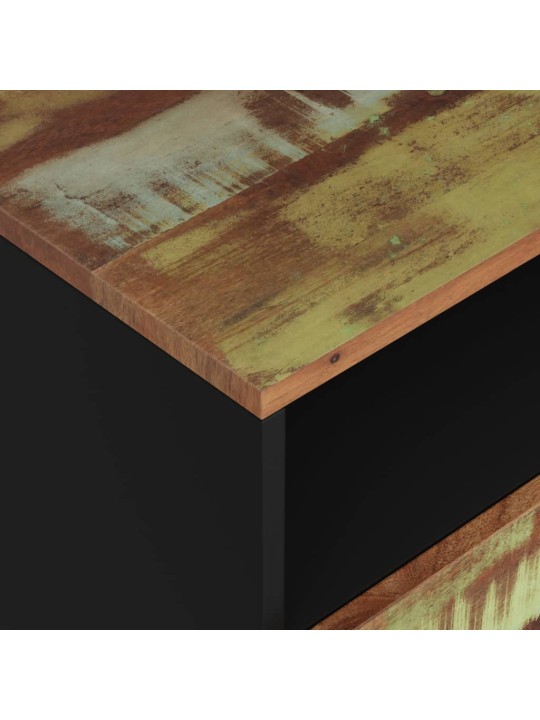 Noční stolek 50x33x62 cm masivní recyklované a kompozitní dřevo