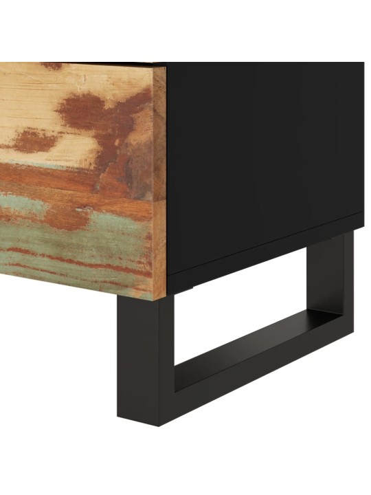 Noční stolek 50x33x62 cm masivní recyklované a kompozitní dřevo