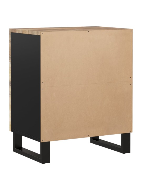 Noční stolek 50x33x60 cm masivní mangovník a kompozitní dřevo