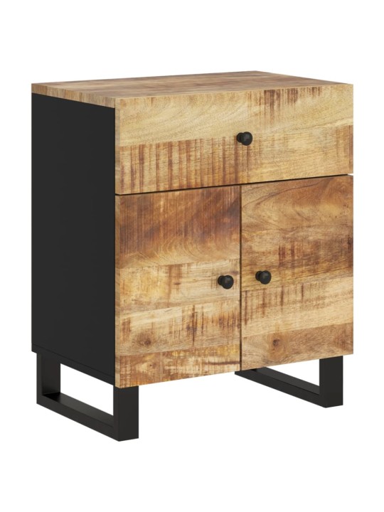 Noční stolek 50x33x60 cm masivní mangovník a kompozitní dřevo