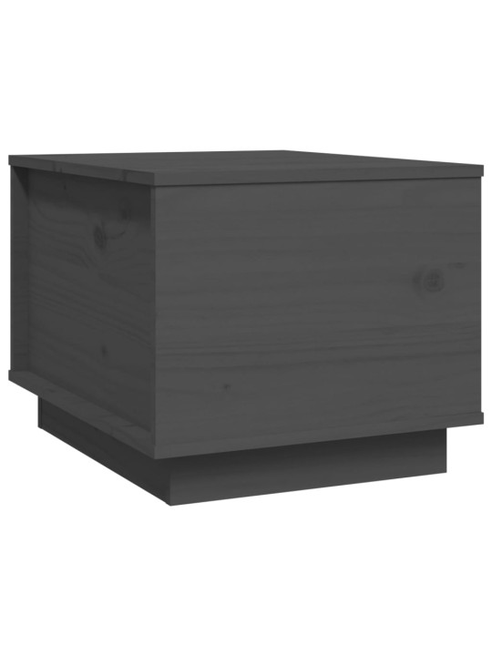 Konferenční stolek šedý 40 x 50 x 35 cm masivní borové dřevo