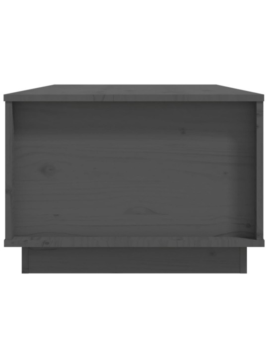Konferenční stolek šedý 100x50x35 cm masivní borové dřevo