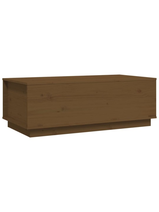 Konferenční stolek medově hnědý 100x50x35 cm masivní borovice