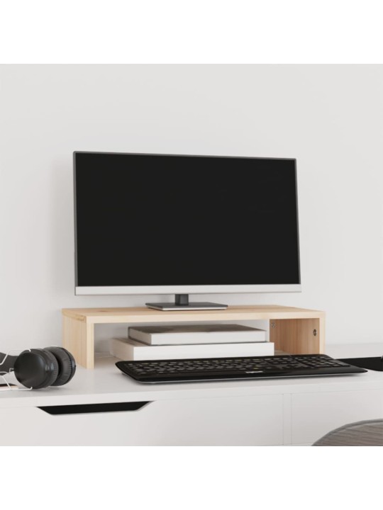 Stojan na monitor 50x27x10 cm masivní borové dřevo