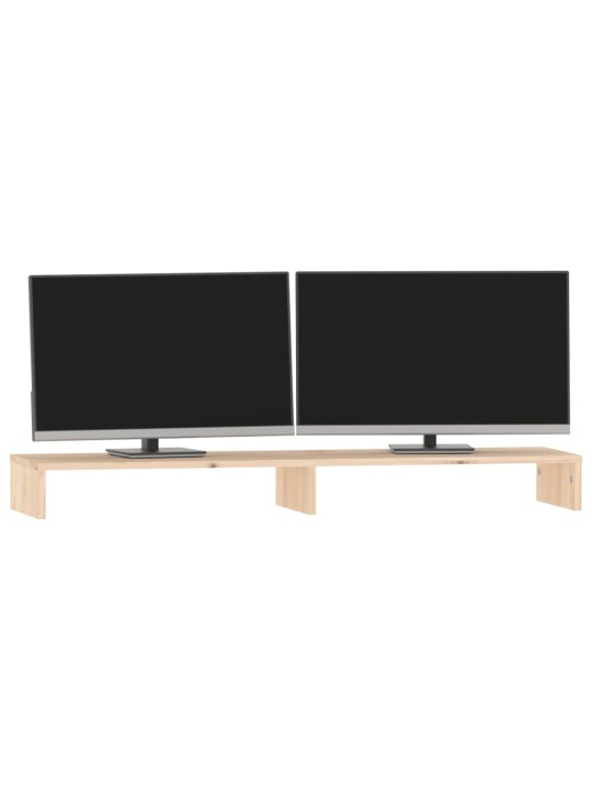 Stojan na monitor 100x27x10 cm masivní borové dřevo