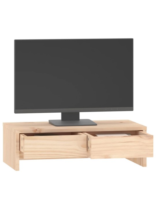 Stojan na monitor 50 x 27 x 15 cm masivní borové dřevo