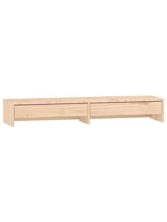 Stojan na monitor 100x27x15 cm masivní borové dřevo