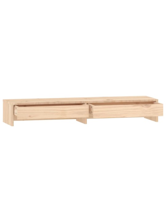 Stojan na monitor 100x27x15 cm masivní borové dřevo