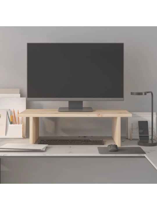 Stojan na monitor 50 x 27 x 15 cm masivní borové dřevo
