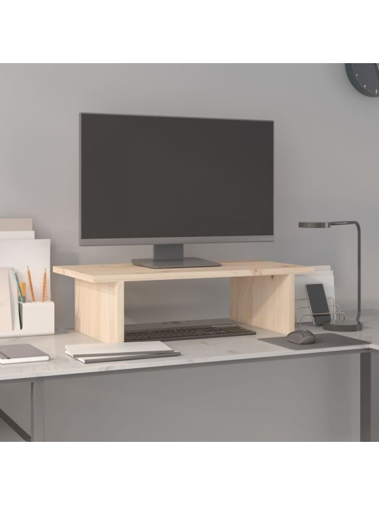Stojan na monitor 50 x 27 x 15 cm masivní borové dřevo