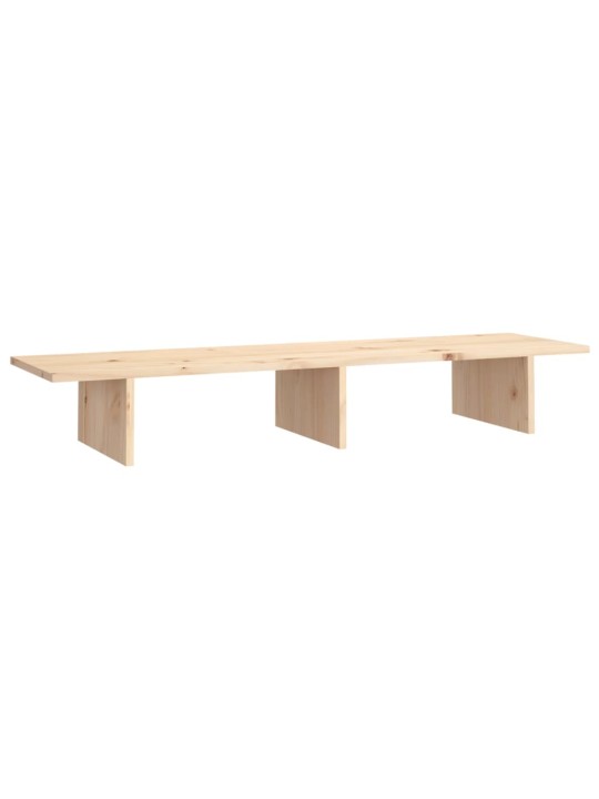 Stojan na monitor 100x27x15 cm masivní borové dřevo