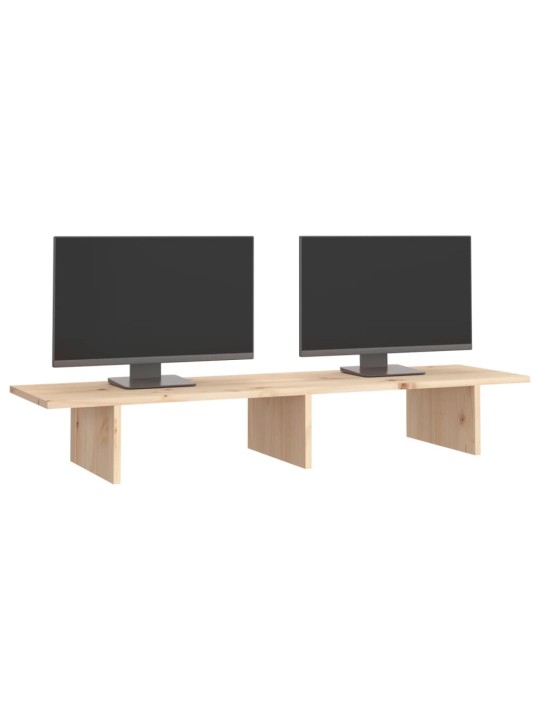 Stojan na monitor 100x27x15 cm masivní borové dřevo