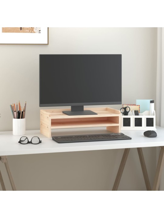Stojan na monitor 50x24x16 cm masivní borové dřevo