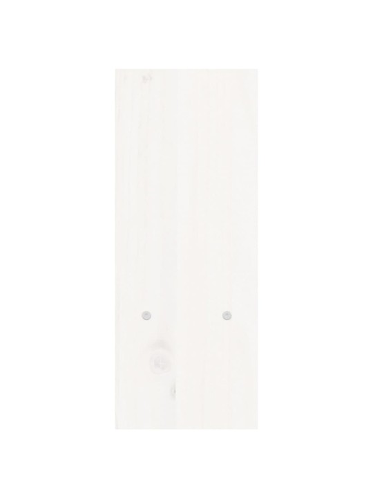 Stojan na monitor bílý (39–72) x 17 x 43 cm masivní borovice