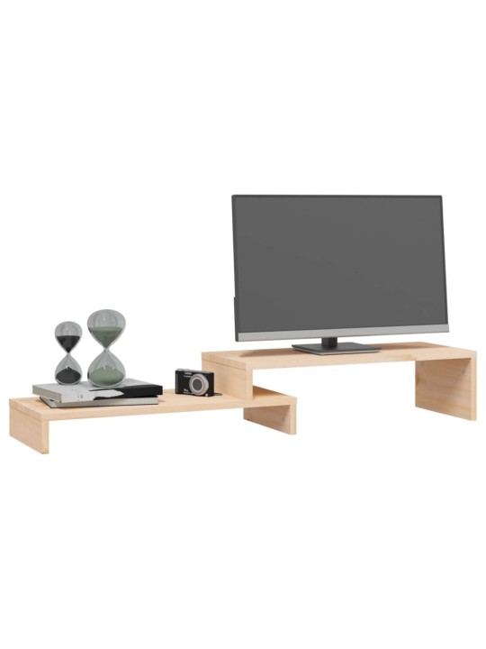 Stojan na monitor (52–101) x 22 x 14 cm masivní borovice