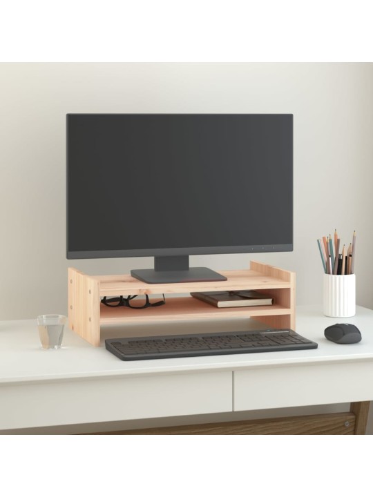 Stojan na monitor 50 x 27 x 15 cm masivní borové dřevo
