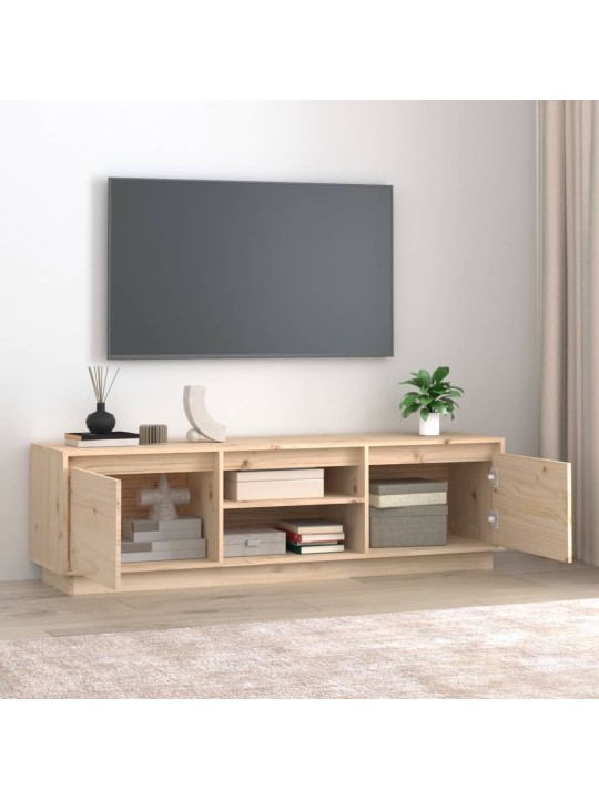TV skříňka 140 x 35 x 40 cm masivní borové dřevo