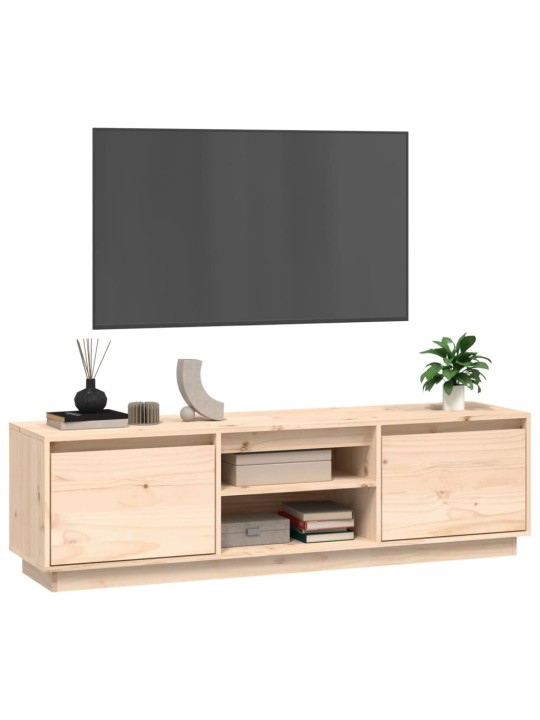 TV skříňka 140 x 35 x 40 cm masivní borové dřevo