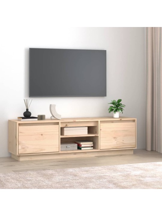 TV skříňka 140 x 35 x 40 cm masivní borové dřevo