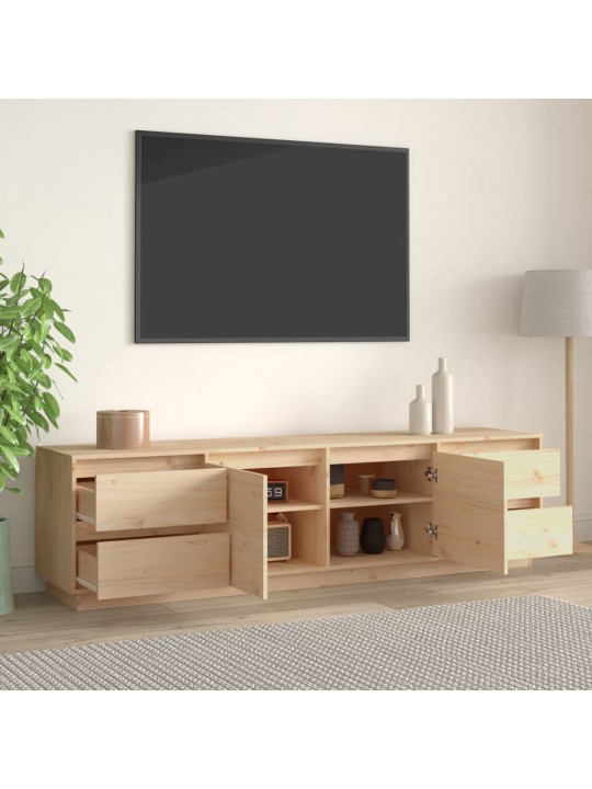 TV skříňka 176 x 37 x 47,5 cm masivní borové dřevo