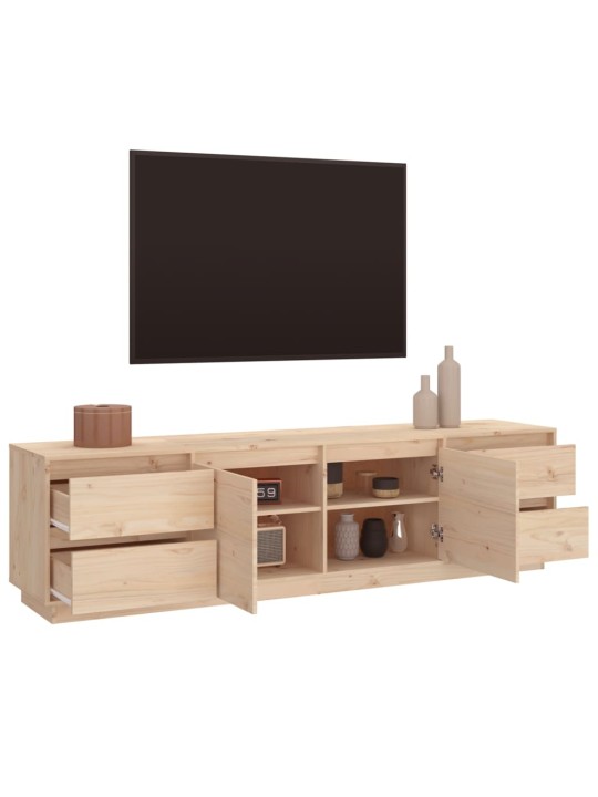 TV skříňka 176 x 37 x 47,5 cm masivní borové dřevo