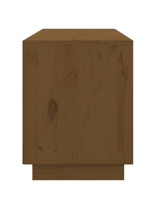 TV skříňka medově hnědá 176x37x47,5 cm masivní borové dřevo