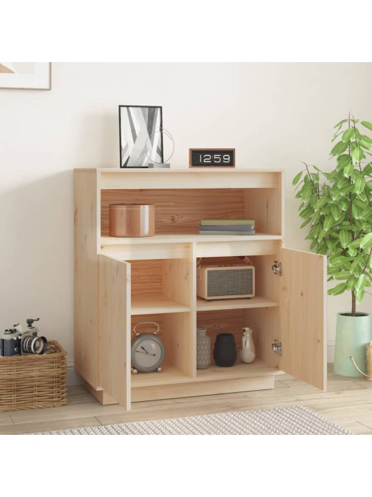 Příborník 70 x 34 x 80 cm masivní borové dřevo