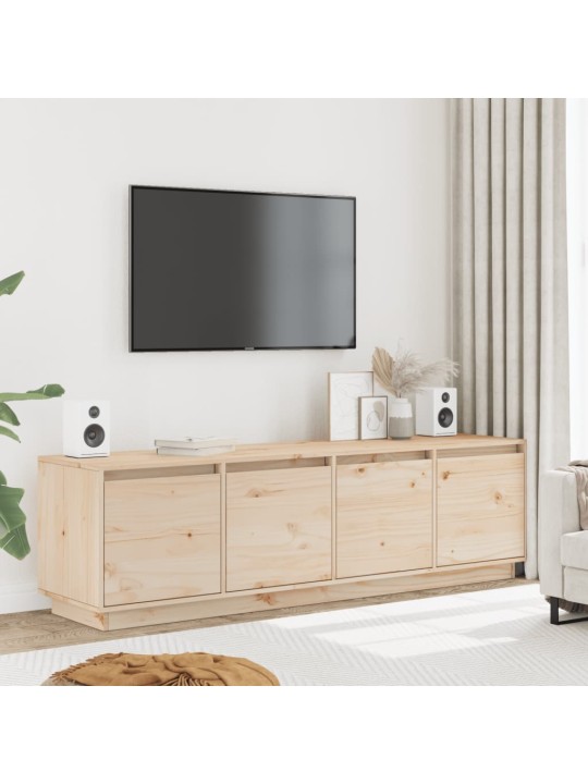 TV skříňka 156 x 37 x 45 cm masivní borové dřevo