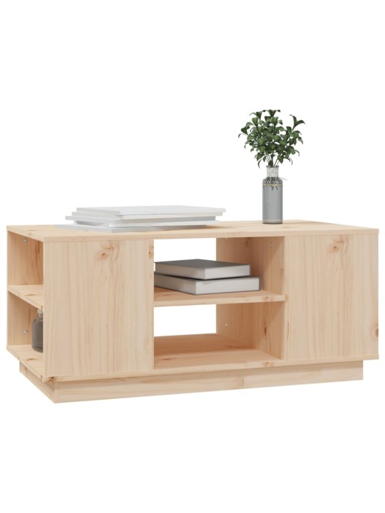 Konferenční stolek 90 x 49 x 40,5 cm masivní borové dřevo