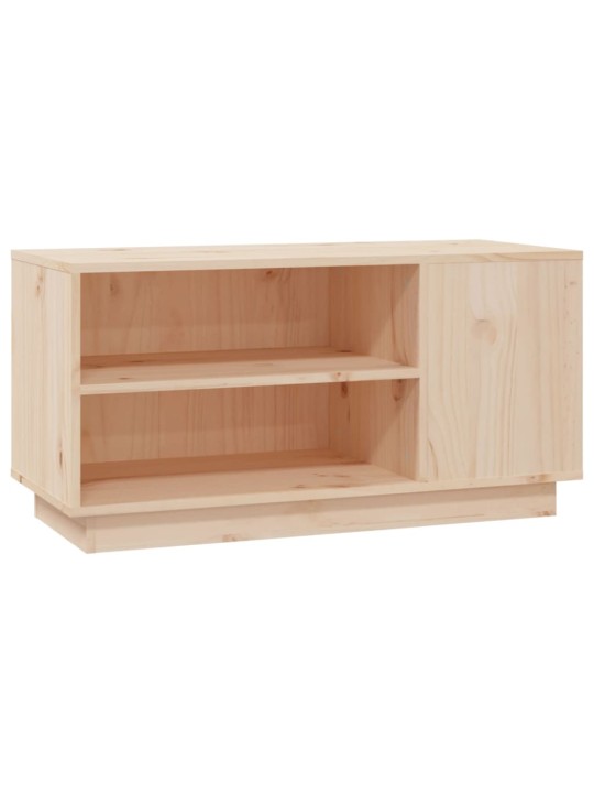TV skříňka 80 x 35 x 40,5 cm masivní borové dřevo