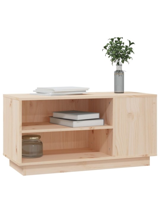 TV skříňka 80 x 35 x 40,5 cm masivní borové dřevo