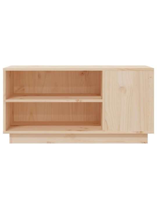 TV skříňka 80 x 35 x 40,5 cm masivní borové dřevo