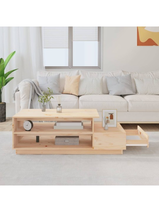 Konferenční stolek 120x50x40,5 cm masivní borové dřevo