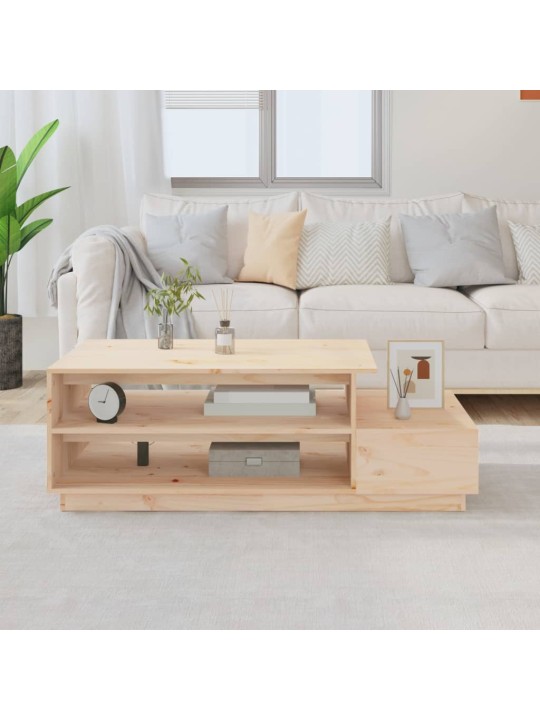 Konferenční stolek 120x50x40,5 cm masivní borové dřevo