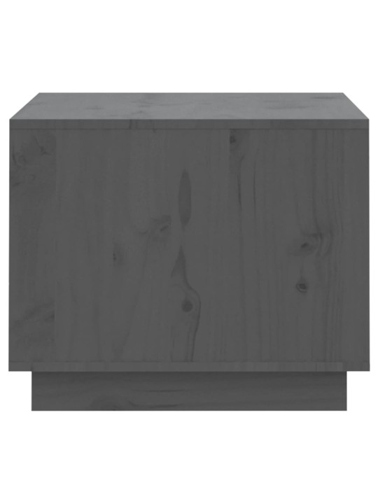 Konferenční stolek šedý 120 x 50 x 40,5 cm masivní borové dřevo