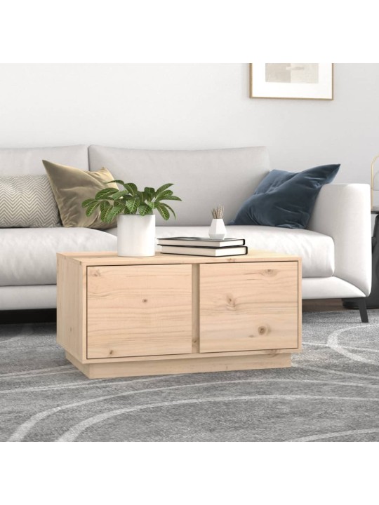Konferenční stolek 80 x 50 x 40 cm masivní borové dřevo