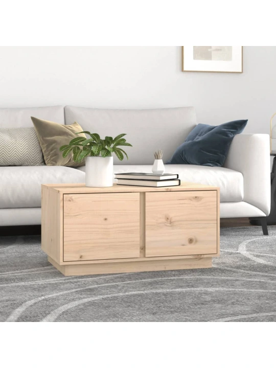 Konferenční stolek 80 x 50 x 40 cm masivní borové dřevo