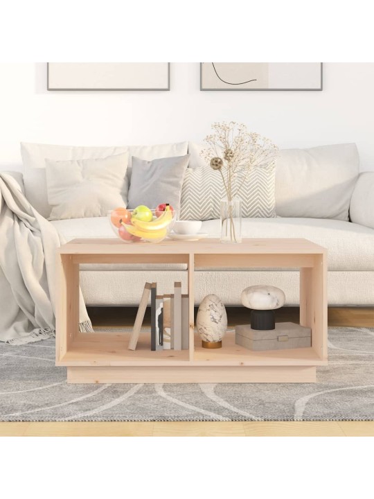 Konferenční stolek 80 x 50 x 40 cm masivní borové dřevo
