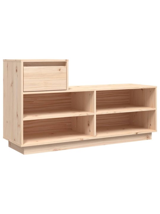 Botník 110 x 34 x 61 cm masivní borové dřevo