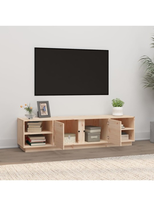 TV skříňka 156 x 40 x 40 cm masivní borové dřevo