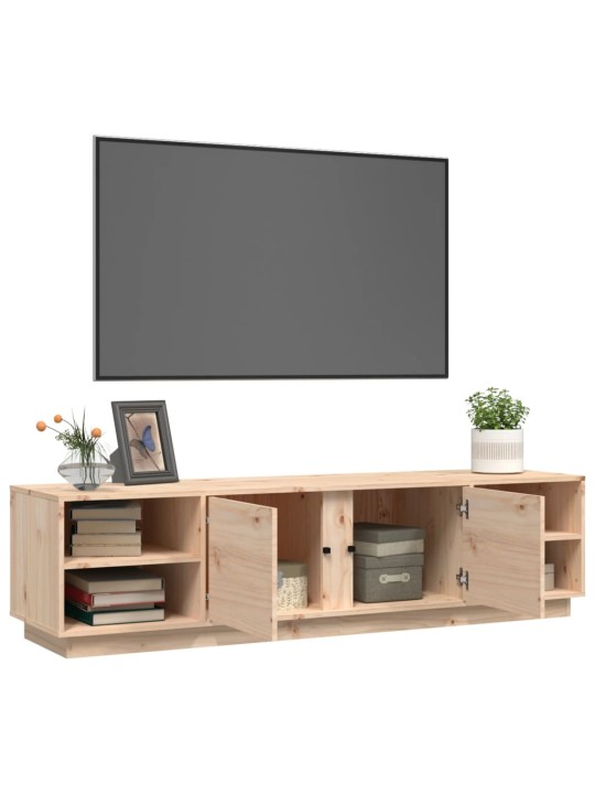 TV skříňka 156 x 40 x 40 cm masivní borové dřevo