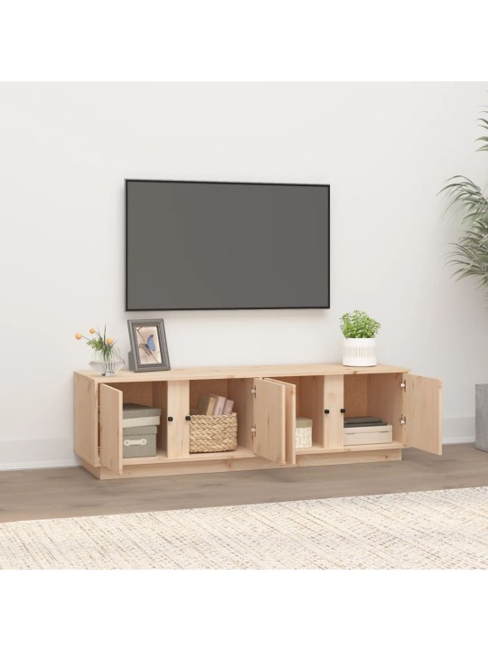 TV skříňka 140 x 40 x 40 cm masivní borové dřevo