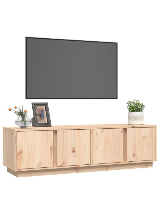 TV skříňka 140 x 40 x 40 cm masivní borové dřevo